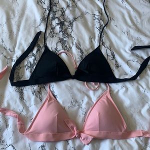 Two push up Victoria secret bikini tops
